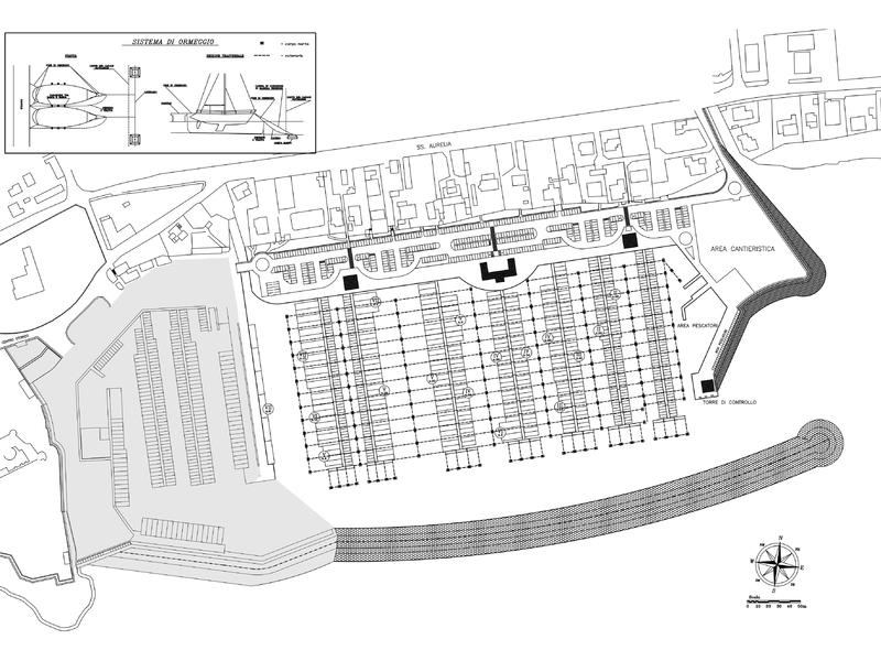 Planimetria sistemi di ormeggio